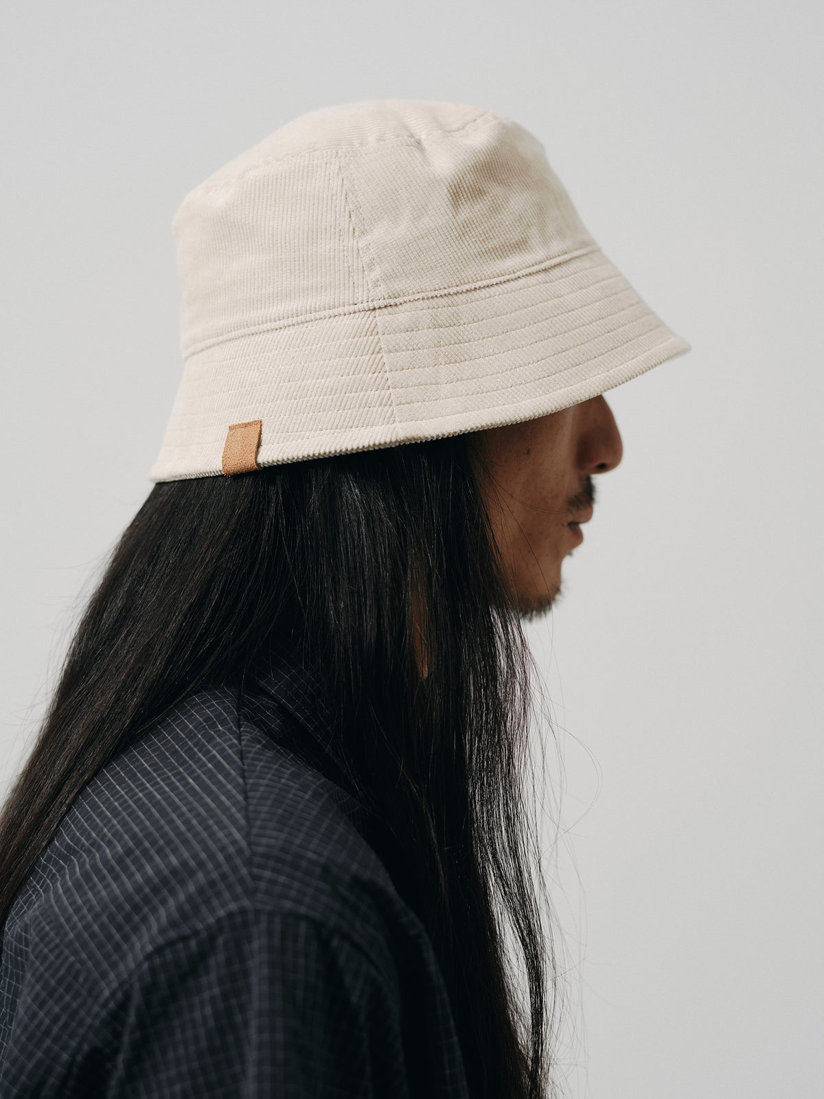 Drop-Brim Corduroy Bucket Hat