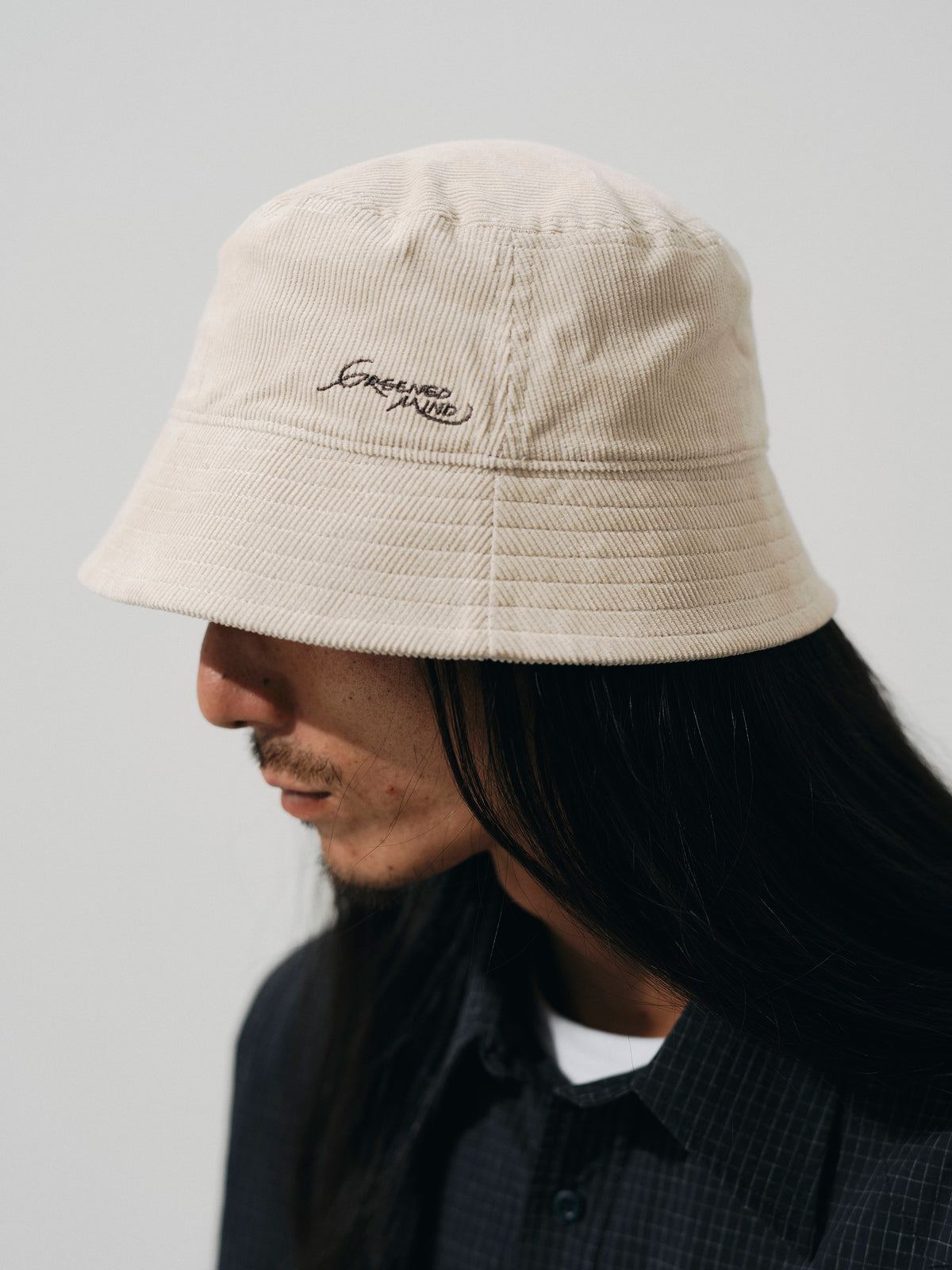 Drop-Brim Corduroy Bucket Hat